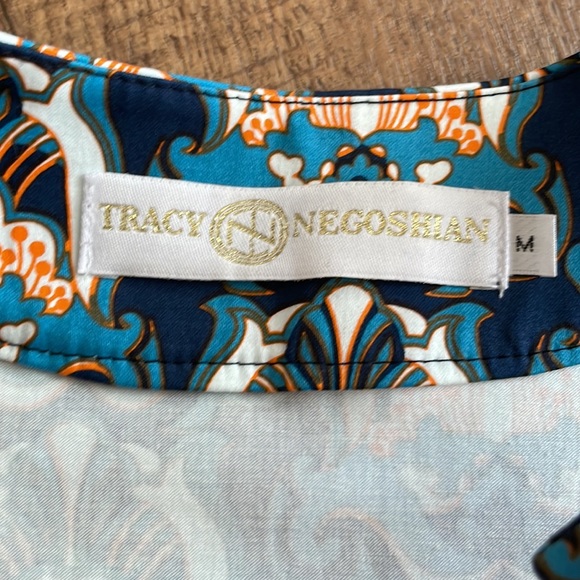 Tracy Negoshian Mulit-color Graphic Short Sleeveless Pattern Dress Size medium - Picture 12 of 14